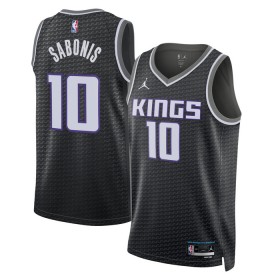 Dres Sacramento Kings Domantas Sabonis 10 Jordan 2022-23 Statement Edition Crno Swingman